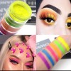 Sombras Para Ojos Maquillaje Pigmentos Uñas Neon 12 Torres