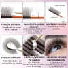 Masscaku Extensiones De Pestañas 5d W Shape 8-15mm Mix 0.07d