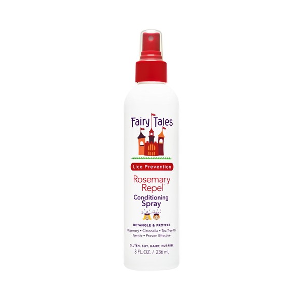 Fairy Tales Rosemary Repel Daily Kid Conditioning Spray- Conditioning Lice Spray for Kids for Lice Prevention, 8 Fl. Oz (Pack of 1)