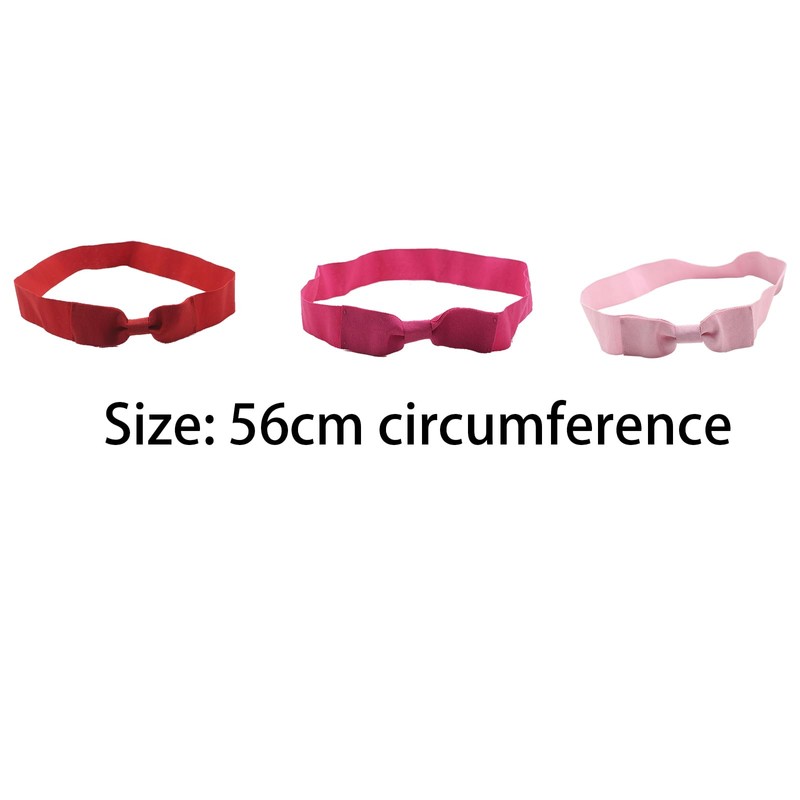 3 PCS Bowknot Polyester Hat Bands, Hat Decoration Bands for