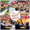 AYNKH 2024 Euro Football Championship Flags Bunting, 24 International Country
