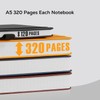 Hardcover Lined Notebook Journal for Writing, 320 Pages Leather Thick
