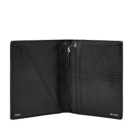 Fossil Women's Passport RFID Blocking Travel Passport Holder Case Wallet for Women, Black, One_Size