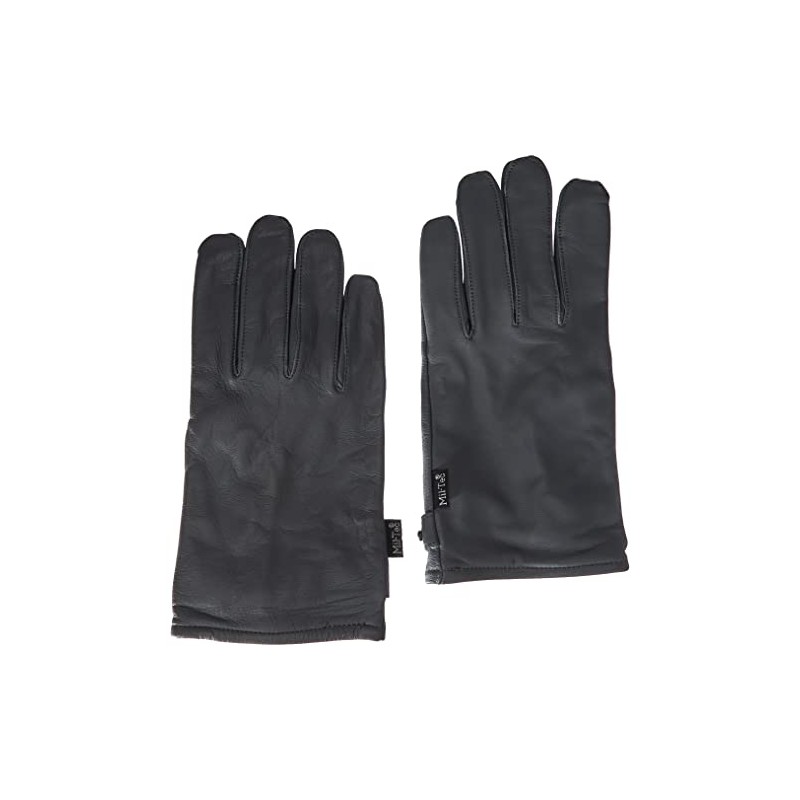 MIL-TEC BW Leather Gloves Lined, grey, 3xl