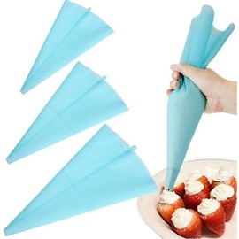 ABOOFAN Bolsas De Silicona Reutilizables Para Decoración De Pasteles Juego 6 Piezas Manga Pastelera Profesional Con 3 Tamaños Diferentes Para Glaseado Y Repostería Diy