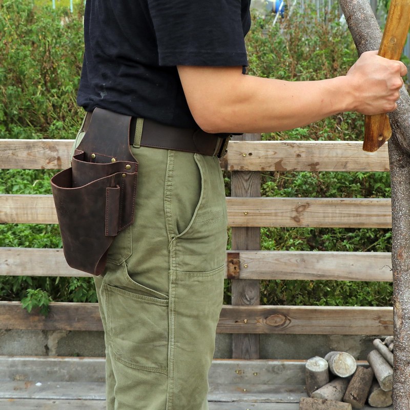 TOURBON Cutting Wedge Pouch, Plastic Wedge, Can Hold 4 Cavities,