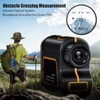 Telescope Range Finder 6X Magnification LCD Touch Screen Laser Distance