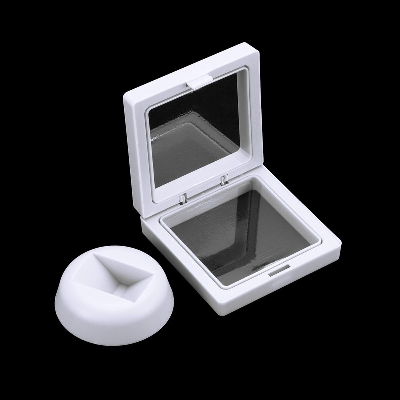 sourcing map 20 Pcs 3D Floating Display Case, 2.76 x