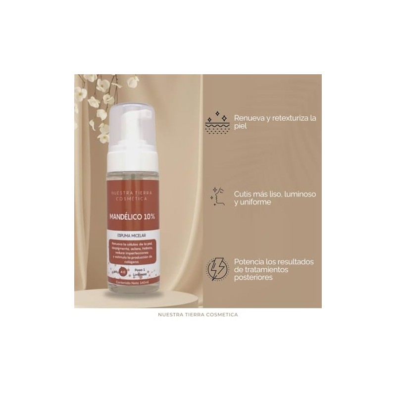 Espuma Micelar Mandélico 10%