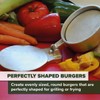 BushWear Burger Press - Perfectly Shaped Homemade Burgers Every Time