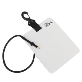 Plastic Underwater Writting Slate Handwriting Plate Notebook Gear Board with Replaceable Pencil