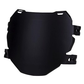 Front Number Plate Downhill E Bike/Montain Bike Front Fork Number Plate (Black, Blue, Red, Gray) Pick Your Color (Matte Black)