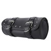 Motorcycle Bag PU Leather Saddle Bag Motorcycle Rolling Luggage Motor