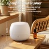 Essential Oil Diffuser, Small Ultrasonic Aromatherapy Diffuser with Auto-Off Function,