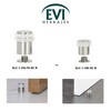 EVI Herrajes, Doorstop, Stainless Stell Appropiate for Oversized and Heavy
