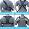 Gvolatee Back straightener, adjustable back strap, shoulder strap round press