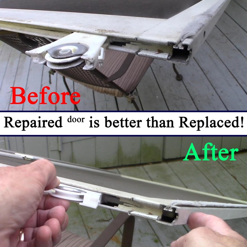 Lower Sliding Screen Door Roller Assembly Fits Andersen Gliding Screens