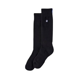 Cox Sportif LG5SSO00L Women's Classic High Socks, One Point, BK00 (Black)
