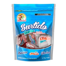 LAS SEVILLANAS SURTIDO DE DULCES SIN AZÚCAR 154.5G