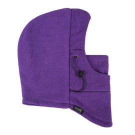 REDESS Winter Windproof Hat, Unisex Children Heavyweight Balaclava, Ski Mask with Thick Warm Fleece Face Cover Purple