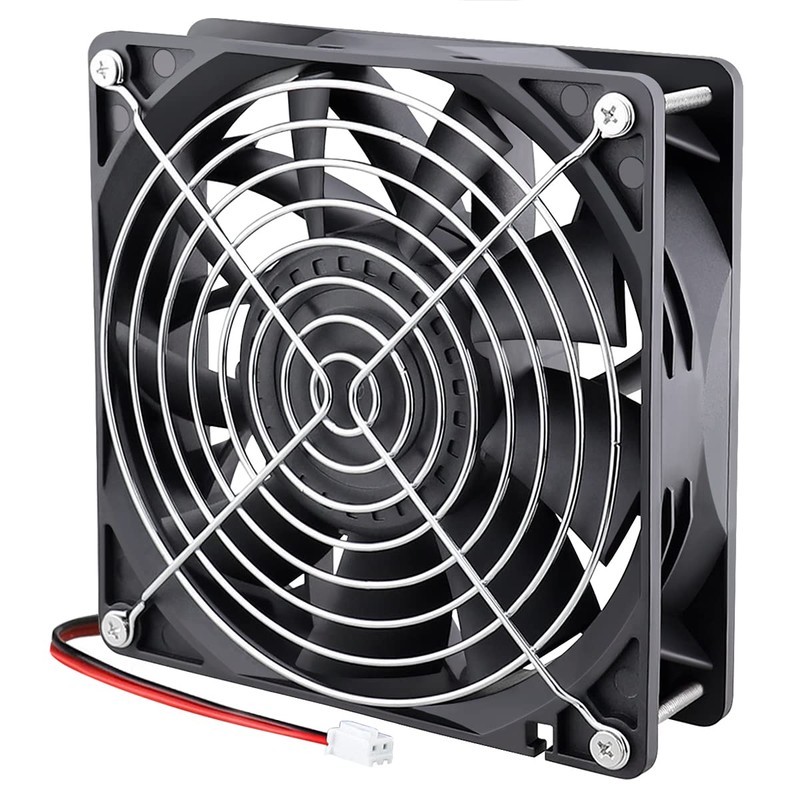 Wathai 140mm x 38mm Case Fan 12V Exhaust Fan Dual