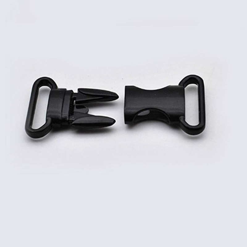 HEALLILY 2pcs Metal Side Release Buckles Adjustable Quick Release Clips