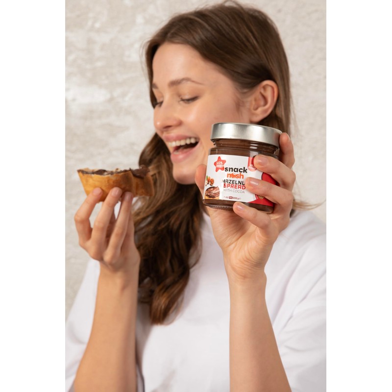 SNACK NOSH Hazelnut Spreads - 40% Hazelnut with Cocoa for