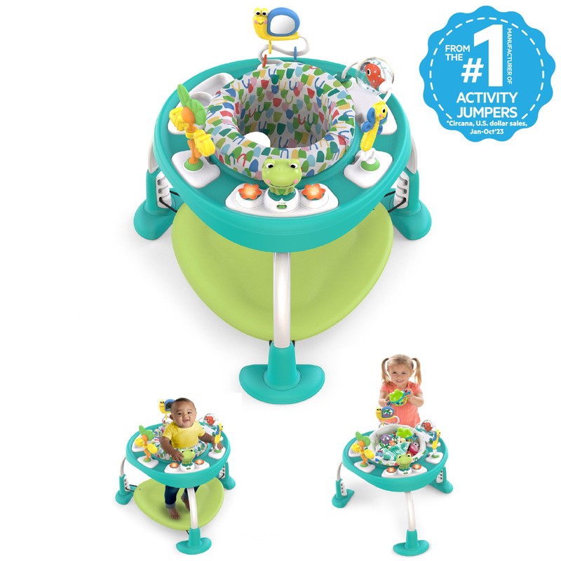 Bright Starts Bounce Bounce Baby 2-in-1 Activity Center Jumper &