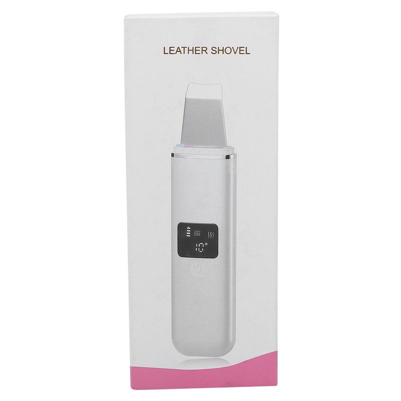 Skin Scrubber Spatula Ultrasonic Blackhead Comedones Removal Device Facial Scrubber