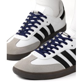 Stepace No Tie Shoelaces (1-2 Pairs) - Elastic Shoe Laces Flat with Metal Capsules for Children and Adults, navy