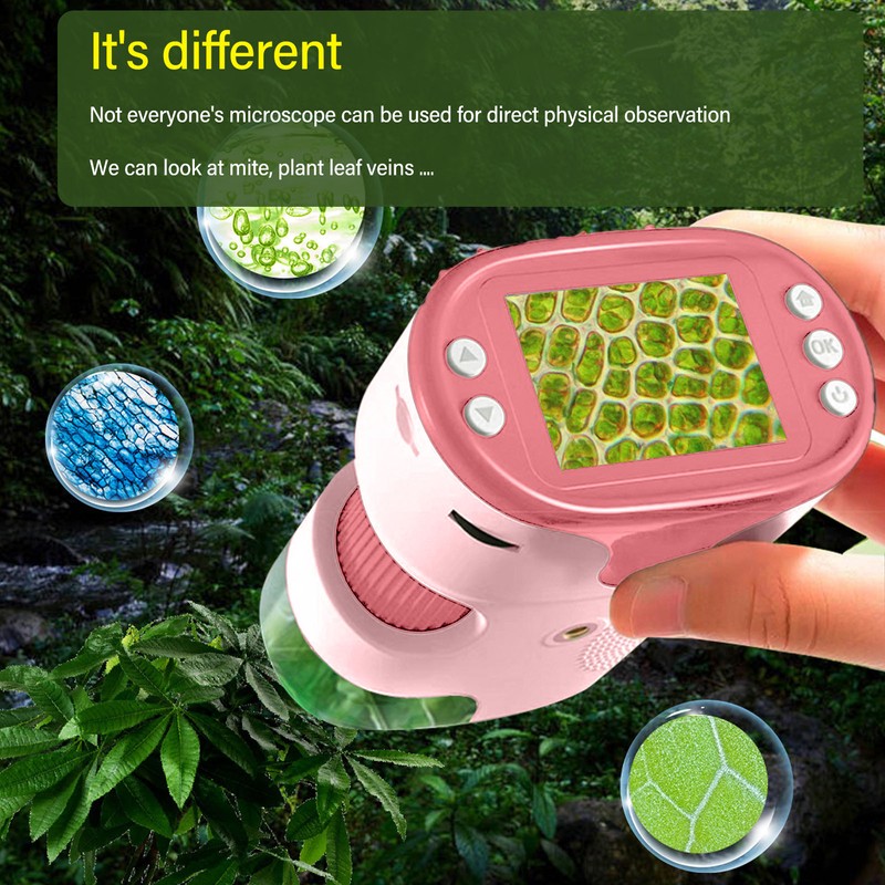 Digital Camera Microscope Binocular HD 1080P 8x Optical Zoom 1000x