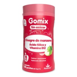 Gomix (vinagre De Manzana+) Fco. C/60 Gomitas 3 G. C/u Sabor Manzana