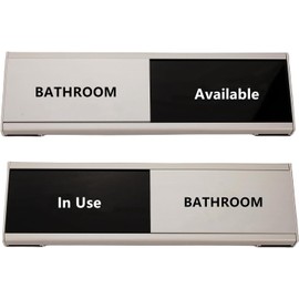 Bathroom signs privacy sign American minimalist,In Use/Available Thickened aluminium adjusts the sliding vacant occupied home signs