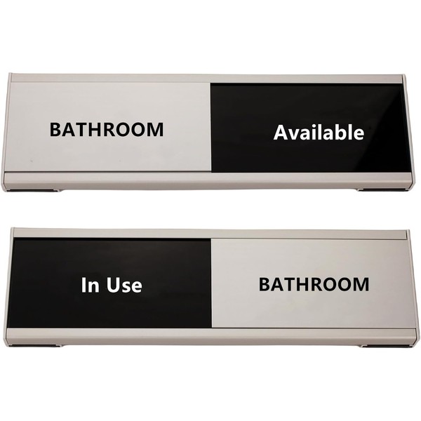 Bathroom signs privacy sign American minimalist,In Use/Available Thickened aluminium adjusts