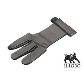 elToro Traditional Shooting Glove Black Larp Archery (XS)