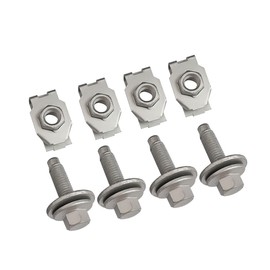 Lskioer 4034A Front Skid Plate Filter Nuts & Bolts Fits for Ford Expedition 2018-2024, for Lincoln Navigator 2018-2024, for Ford F-150 2015-2020, Set of 4