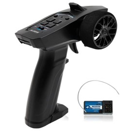 RC Radio System RC Transmitter and Receiver, 2.4GHZ 91803G‑VT 3 Channels Radio Remote Controller Transmitter RC Car Controller RC Car Transmitter 4 Channels RC Car Receiver for RC Car Boat