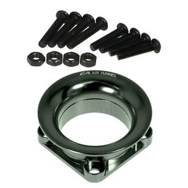 Aluminum Air Funnel V2 for 1.0 x 1.0 inch (25 x 25 mm) Fans, Gray FAF25V2-GU