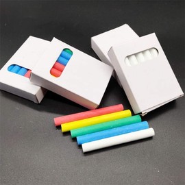 10pcs Sticks White Dustless,Chalkboard Chalk,School Supplies,Easy To Use Dustless Chalk,Dustless Chalk For Indoor Chalkboard,Water-Soluble Dustless Chalkboard Chalk Crayons School Office Supplies