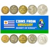 Uruguay 5 Mixed Coins | 1 Centesimo to 5 Pesos