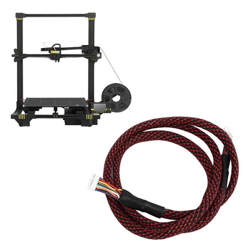 for Chiron Main Wiring Harness Nylon Woven Sleeve Hotend Cable
