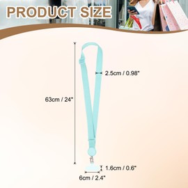 PATIKIL Adjustable Phone Lanyard, 1 Pack Polyester Crossbody Phone Strap Universal Cellphone Lanyard with Patch Neck Strip for Most Smartphones, Fruit Green