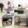 LESYPET Round Cat Bed for Cats Small Dogs, 19'' W×2''