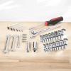 PITTSBURGH 53-Piece Mechanics Tool Set Kit Metric & SAE Wrenches