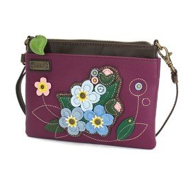 CHALA Mini Crossbody/Purse with Convertible Strap Stylish, Compact, Versatile - Forget Me Not - purple
