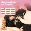 ELLECILA Lust Tower, 48pcs Classic Couples games Wooden Tumbling Tower