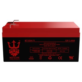 Neptune 12V 3.4Ah NT-1234 Rechargeable SLA Sealed Lead Acid Battery - 6 Pack