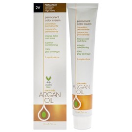 One n Only Argan Oil Permanent Hair Color Cream - 2V Violet Black Hair Color Unisex 3 oz