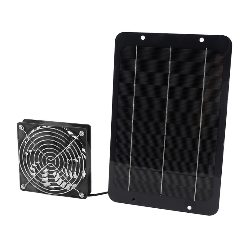 7W 12V Solar Panel Fan Kit Monocrystalline Silicon Saving Energy