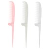 Ipetboom Hair Parting Comb Set 3 Pcs Portable Rat Tail